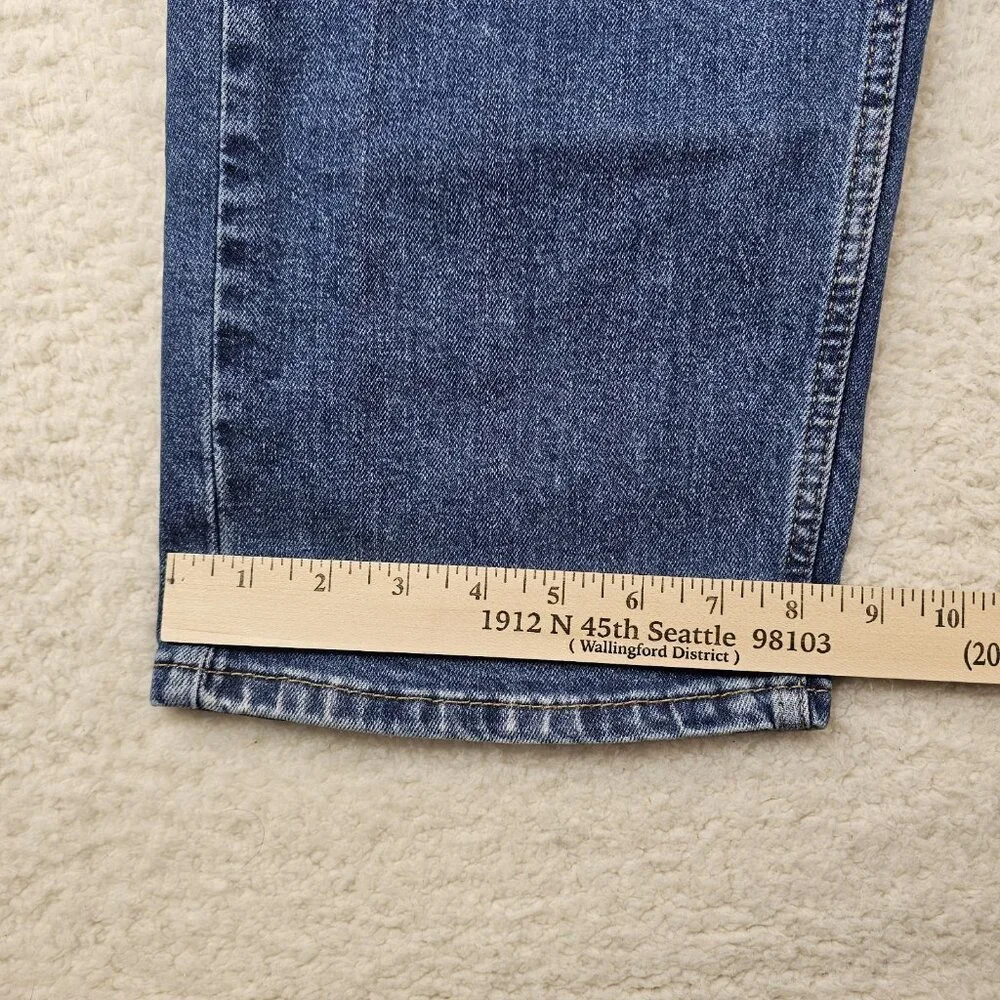 Levi's 505 Jeans Mens 40x30 Blue Denim Straight Leg Relaxed Fit Dadcore Normcore